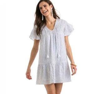 Vineyard Vines Pintucked Flutter Dress